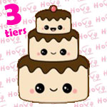 Three Tiered Wedding Cake