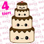 Four Tiered Wedding Cake