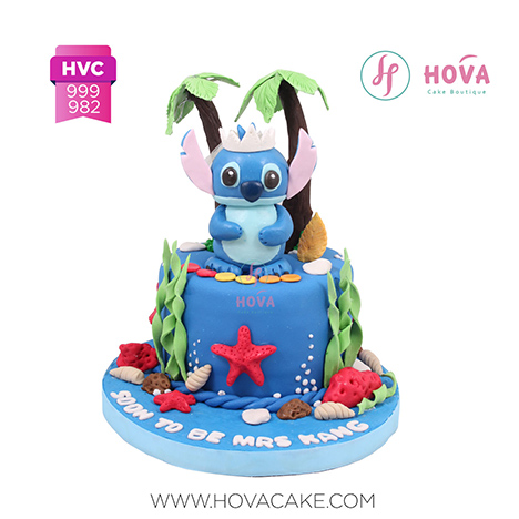Birthday Cake Stitch untuk Children Birthday Cake