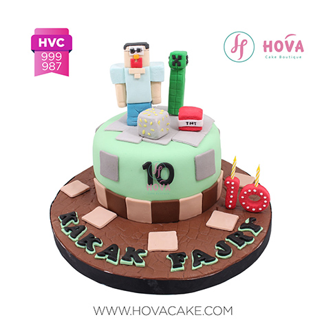 Birthday Cake Minecraft untuk Children Birthday Cake