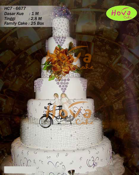 7 Tiers Wedding Cake untuk 7 Tiered Wedding Cake