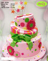 Koleksi kue : Pink Sunflower Sweet Seventeenth Cake