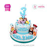 Koleksi kue : Birthday Cake Mini Animals