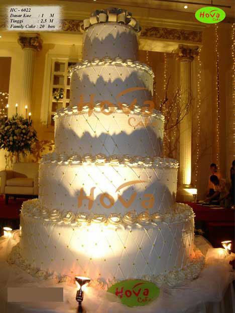 5 Tiers Wedding Cake | Pesan | Toko dan Vendor Kue Hova Cake Jakarta