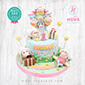 Koleksi kue : Birthday Cake Baby Sheep