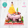 Koleksi kue : Birthday Cake Princess Belle and Tsum2