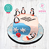 Koleksi kue : Birthday Cake Penguin