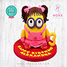 Koleksi kue : Birthday cake Minion 3D