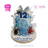 Koleksi kue : Birthday Cake Elegant Sea Theme