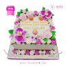 Koleksi kue : Birthday Cake Pink Flowers