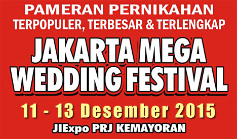 Jakarta Mega Wedding 2015 Festival Menyambut Natal